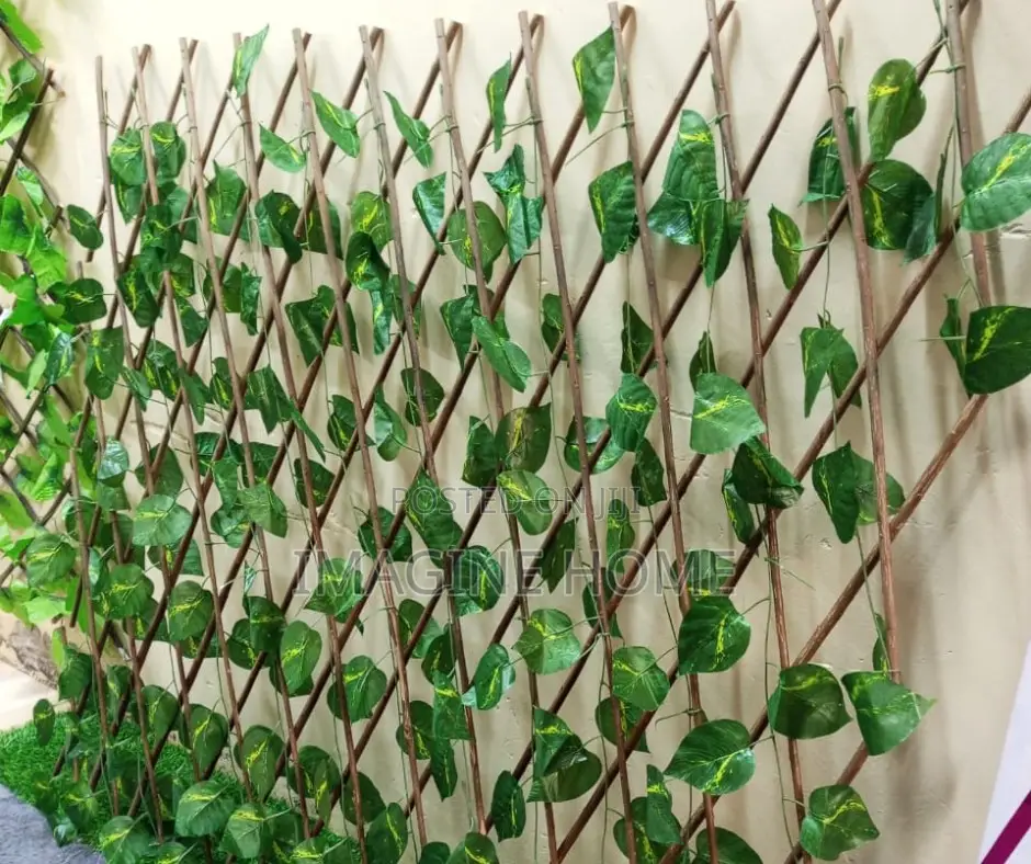 Wall Decor Artificial Green Fences
