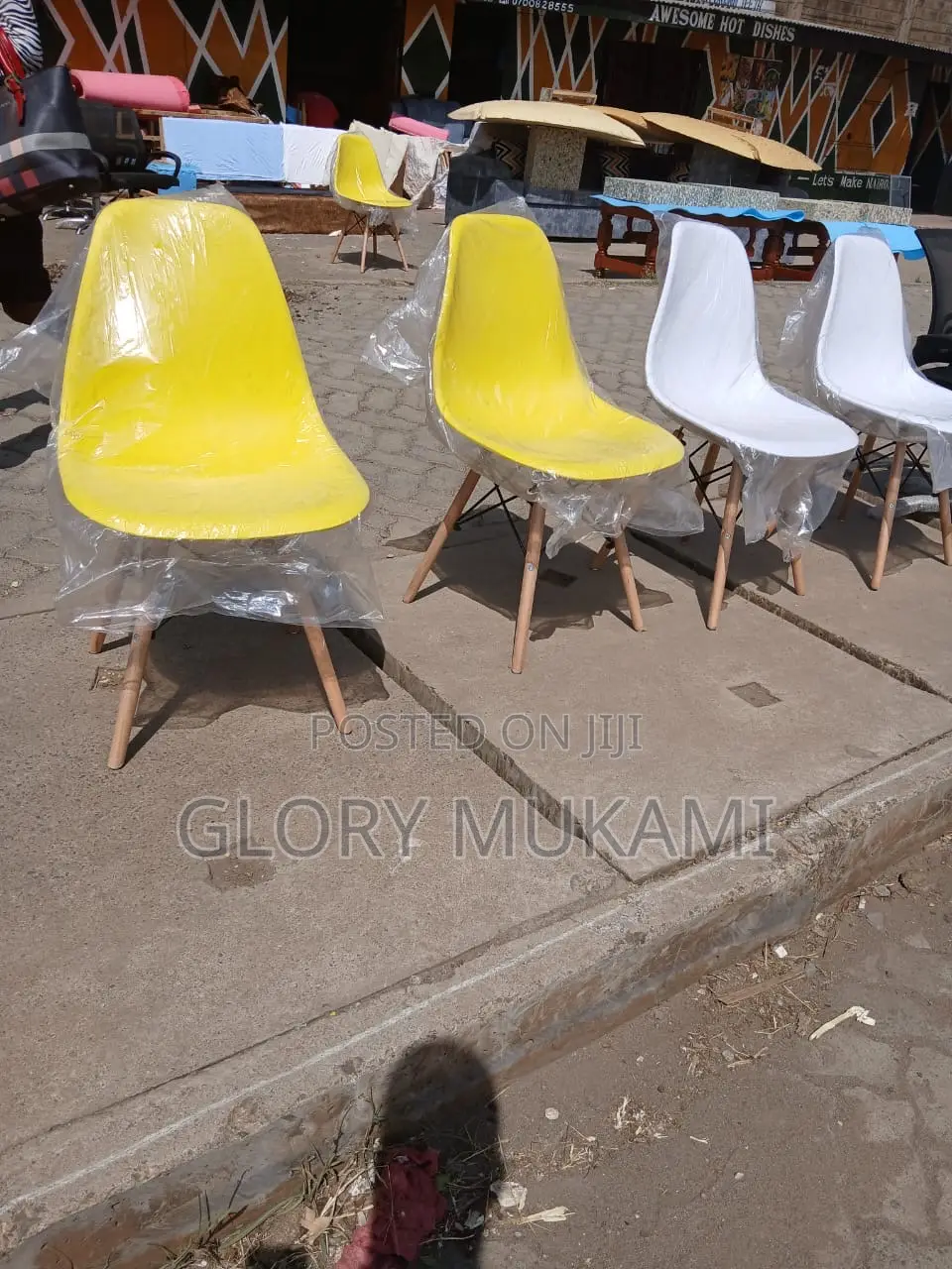 White Balcony Chairs And Table Set
