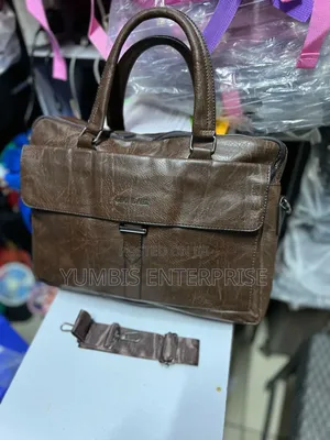 Dark Brown Leather -Laptop/Shoulder Bags at 1800