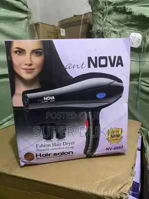 Blow Dry.Nova Hair Dryer.3000w Nv-6682