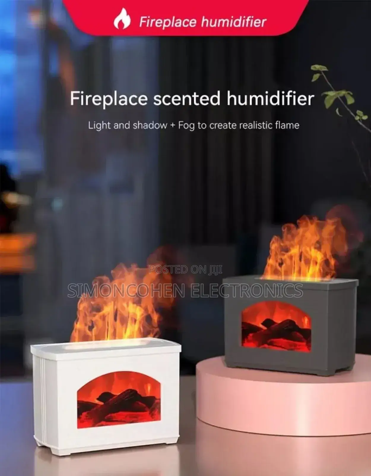 High Quality 3d Fireplace Aromatherapy Diffuser