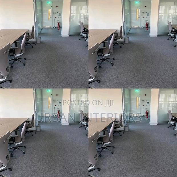 Wall to Wall Boardroom Carpets. Dark Grey Themed Carpets