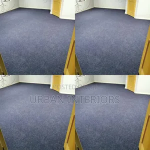 Grey Wall to Wall Carpets. Grey Office Carpets. Small Space