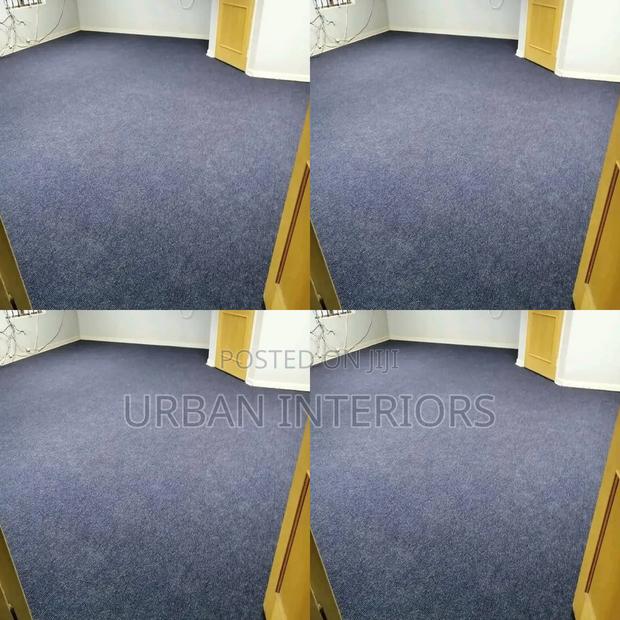 Grey Wall to Wall Carpets. Grey Office Carpets. Small Space - main view