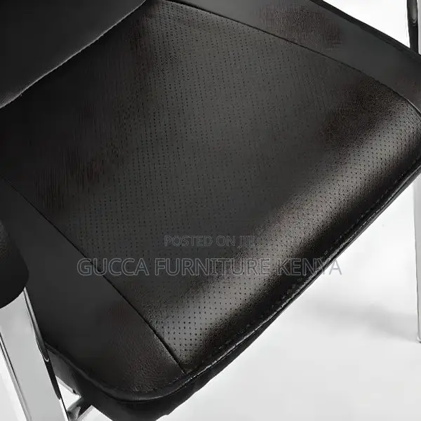 Office Chairs: Ergonomic Leather Boardroom Chair Fixed Arms