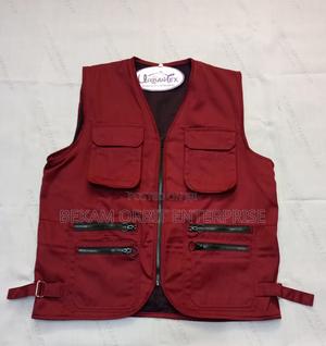 Maroon Safari Jacket - main view