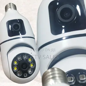 Indoor V360 Dual Lens CCTV Camera Bulb Type 2mp