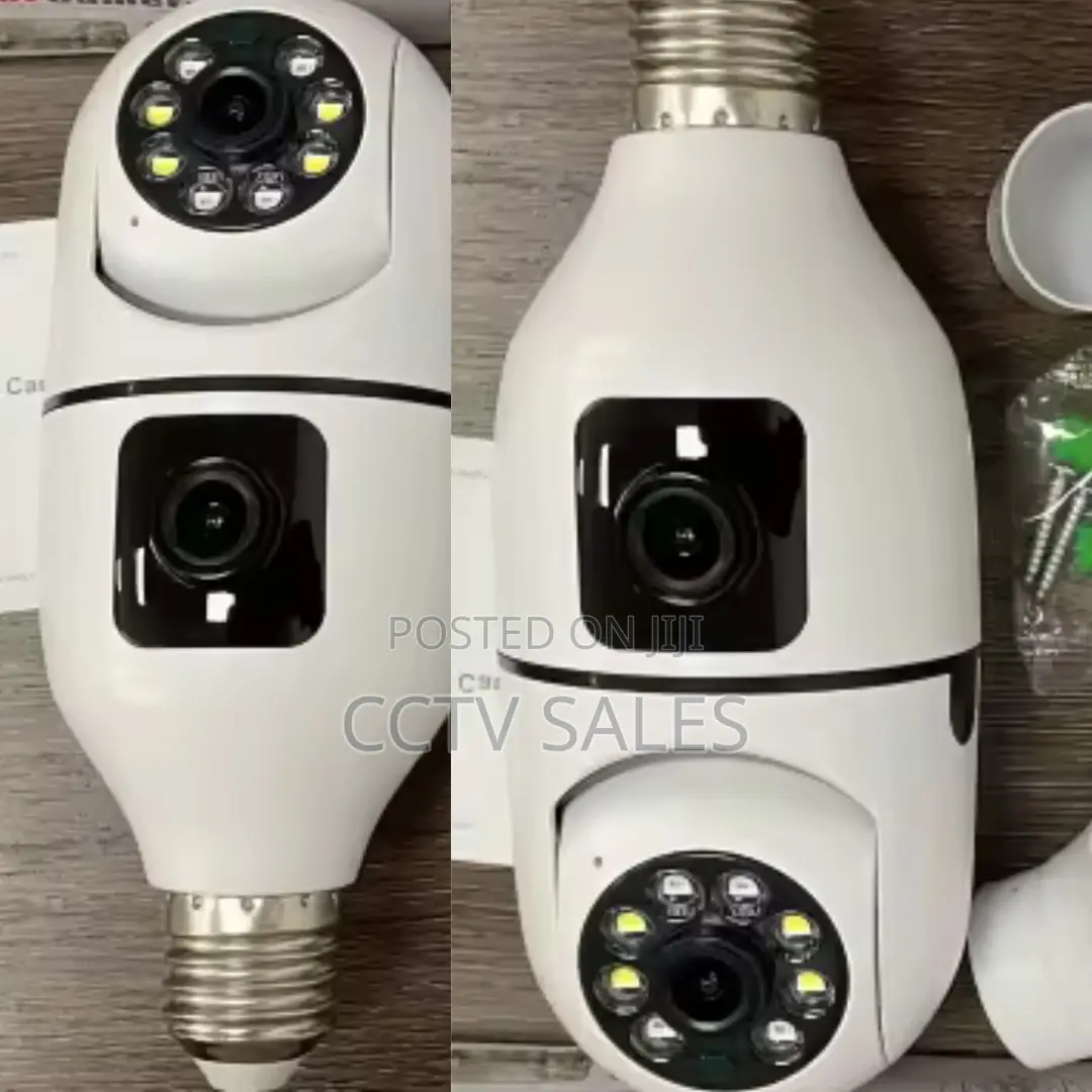 Home Security Camera 1080p" Wireless/Wifi Bulb Camera