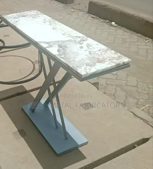 Modern Console Table With Gray Frame
