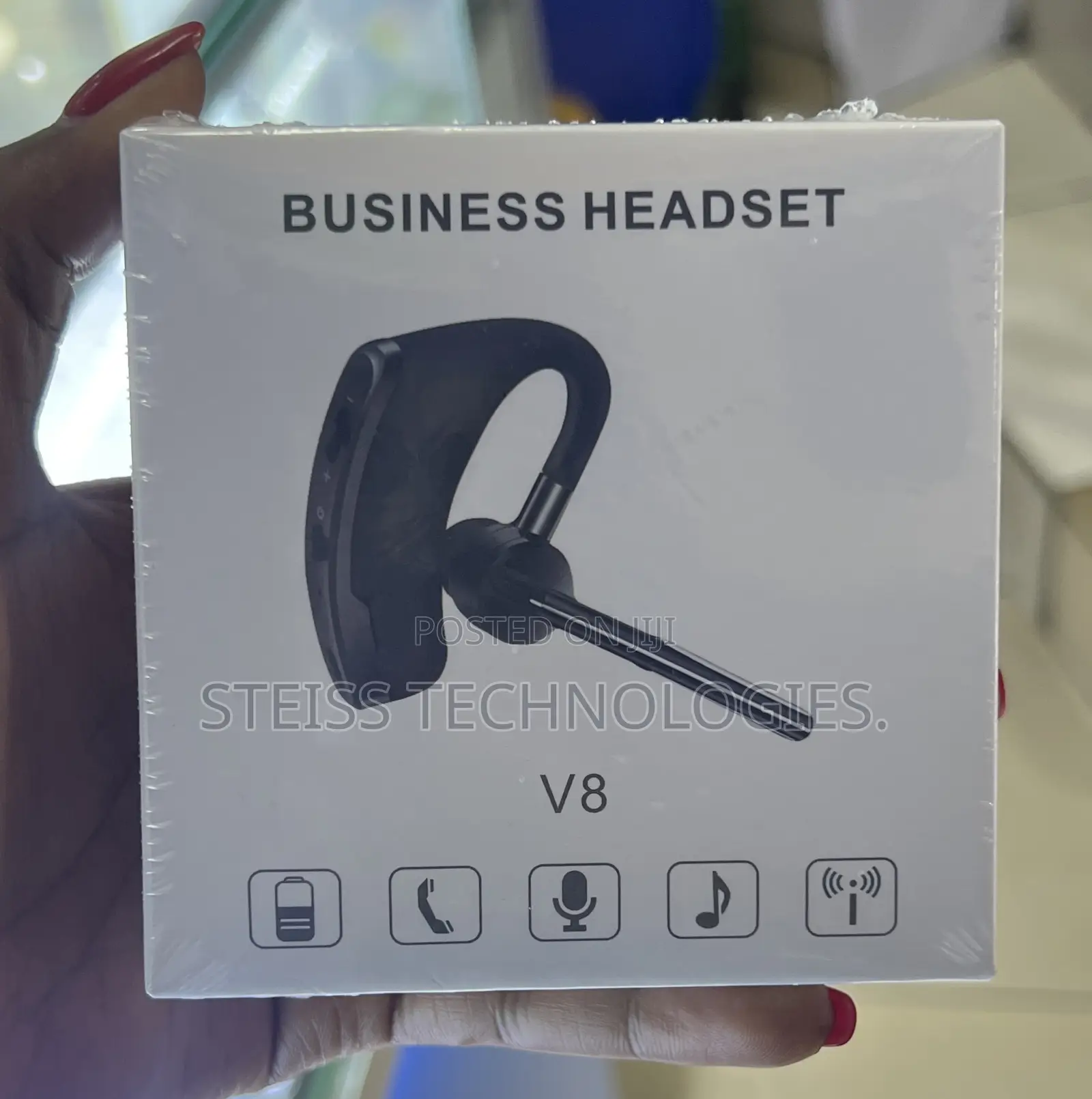 Wireless V8 Business Headset.