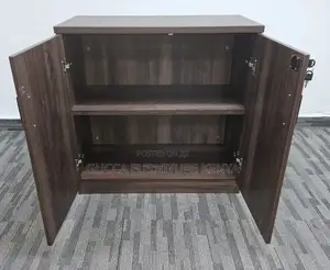 Cabinets: 2-Door Wooden Credenza for Office Home
