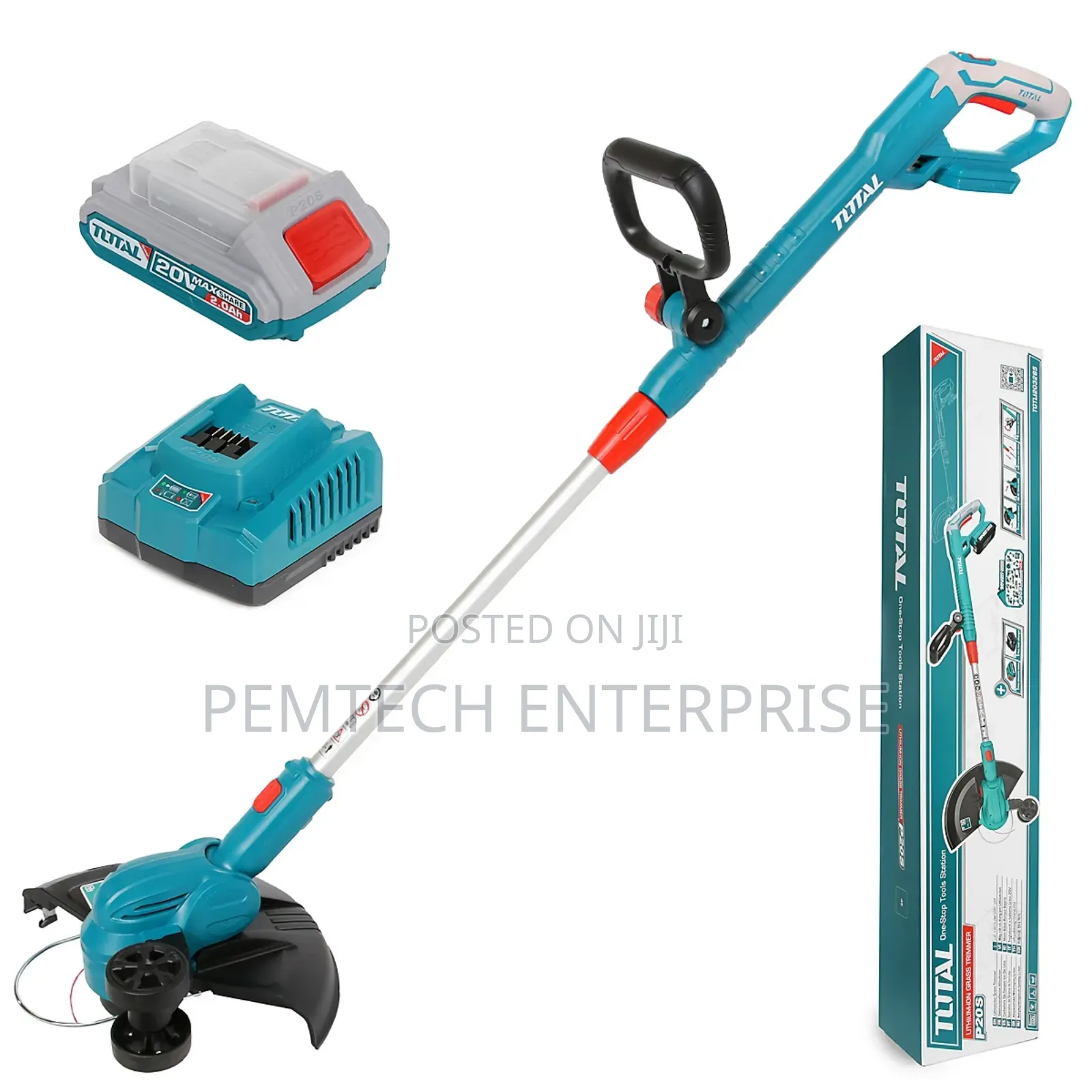 Total Li-Ion 20v Grass Trimmer (With Battery Charger)