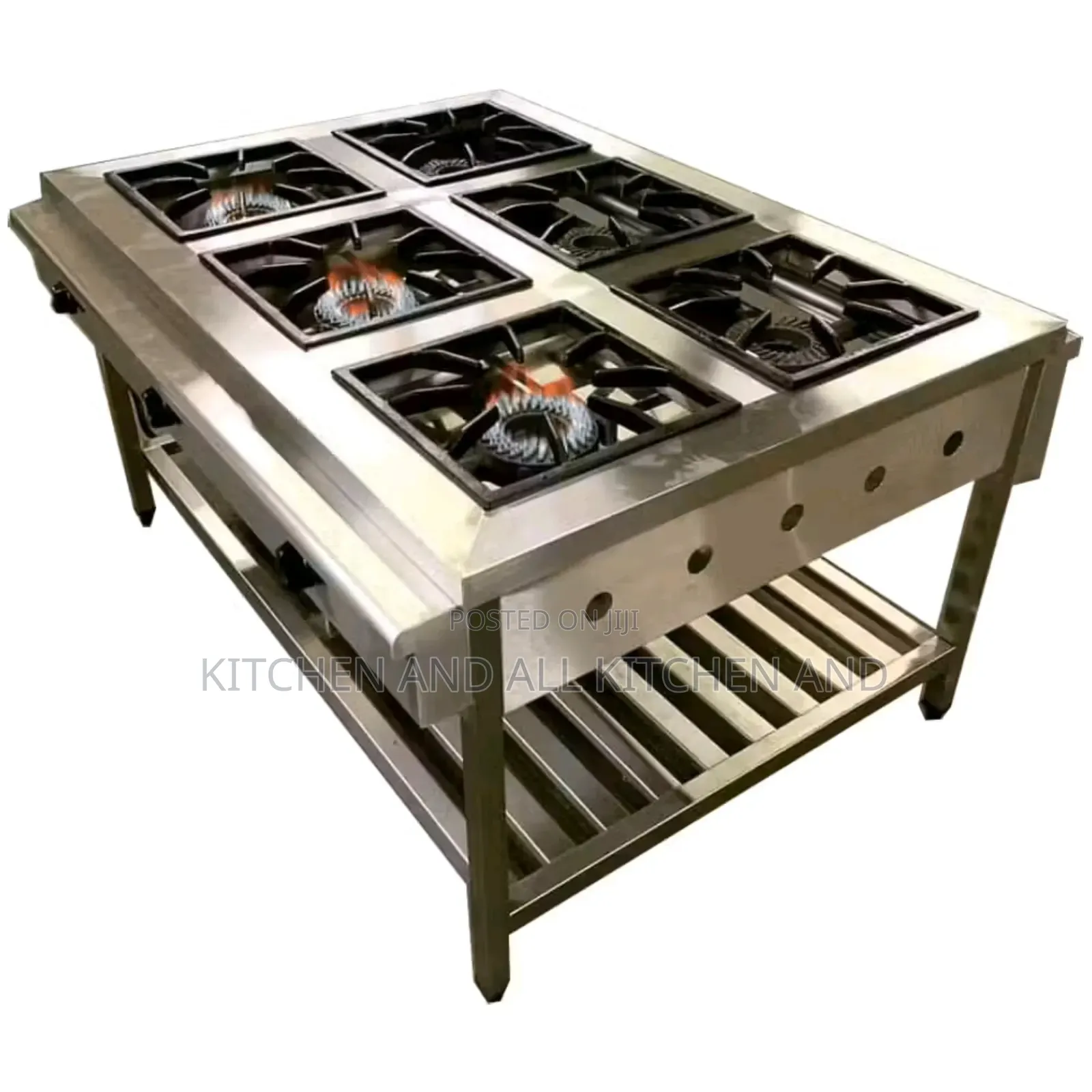 Excuisite Six Burner Stainless Steel Cooker