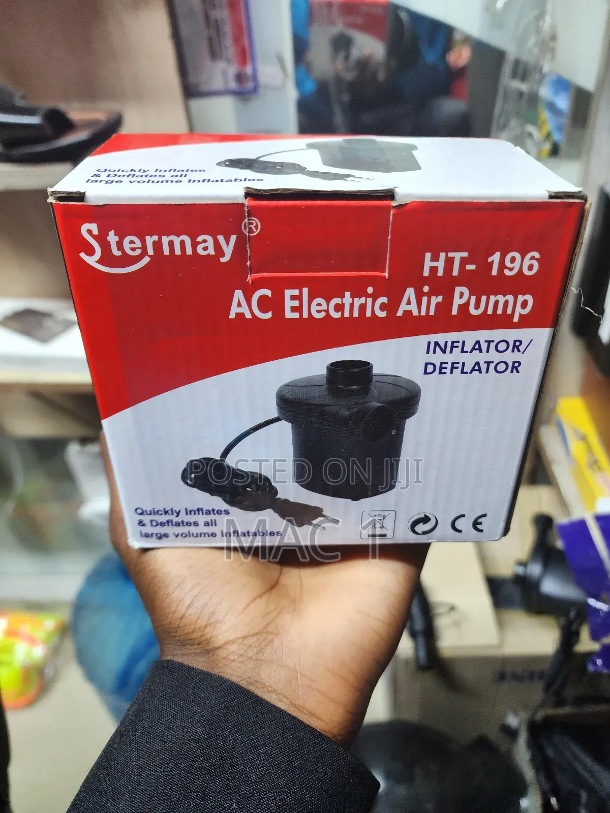 Electric Air Pump for Matress Balls,Chairs, Inflatable Pools