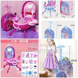 3 in 1 Children Makeup Suitcase Set Playset - thumbnail 2