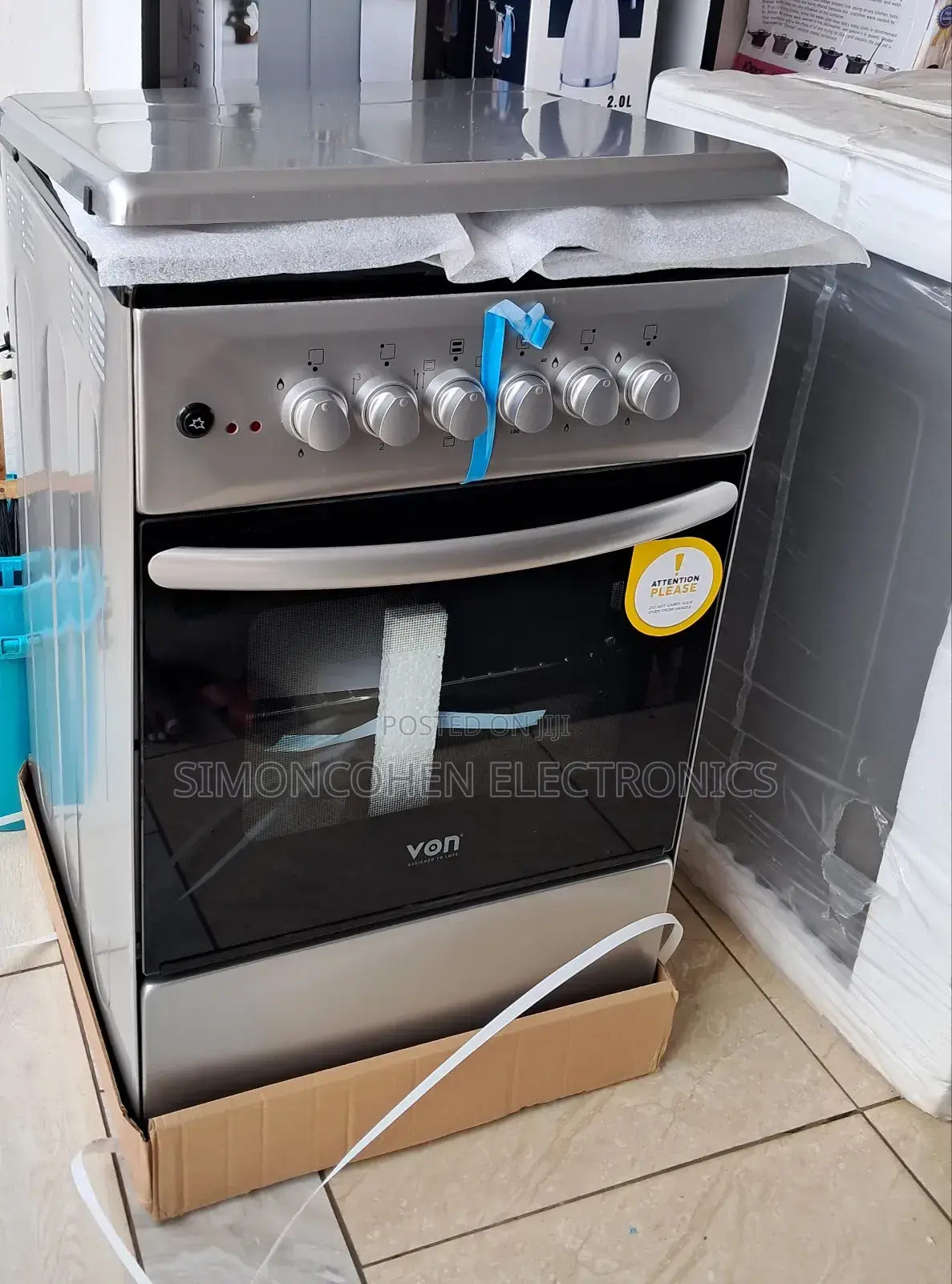 Von 50×50 Standing Cooker 3g+1e(Four Burner)