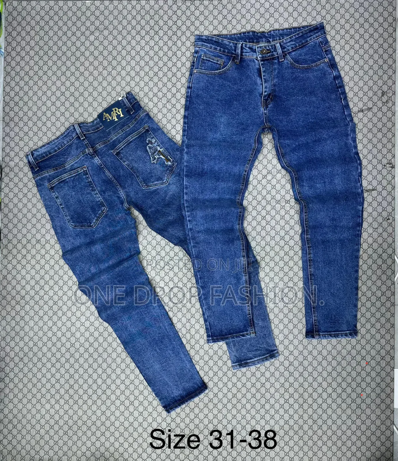 Amiri Blue Jeans