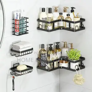 5pcs Corner Shower Caddy Shelf/Bathroom Organizer