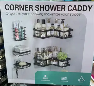 5pcs Corner Shower Caddy Shelf/Bathroom Organizer