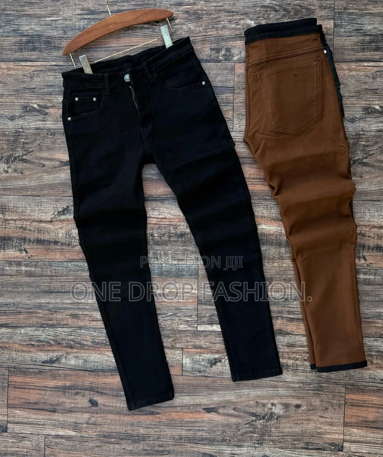 Black Pure Plain Jeans