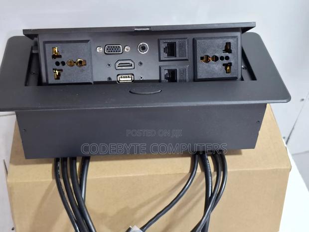 Table Top Metal Pop-up Box - Black/ Silver - main view