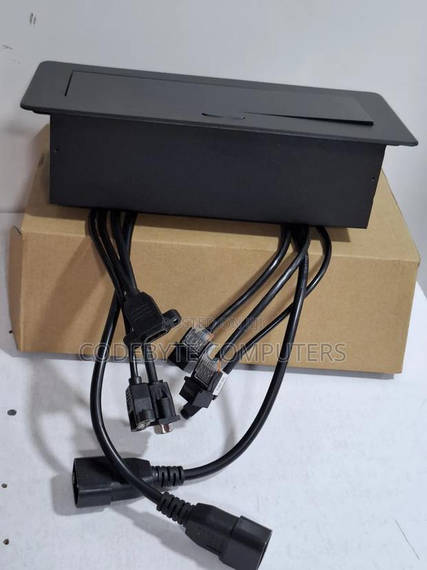 Table Top Metal Pop-up Box - Black/ Silver - thumbnail 2