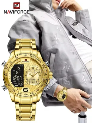 Naviforce Dual Time Gents Watch