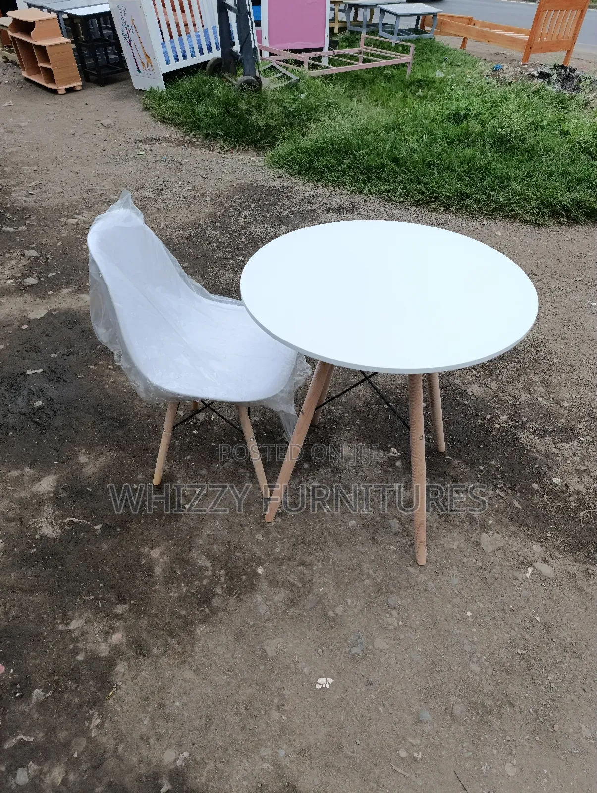 Wooden Table and Chair