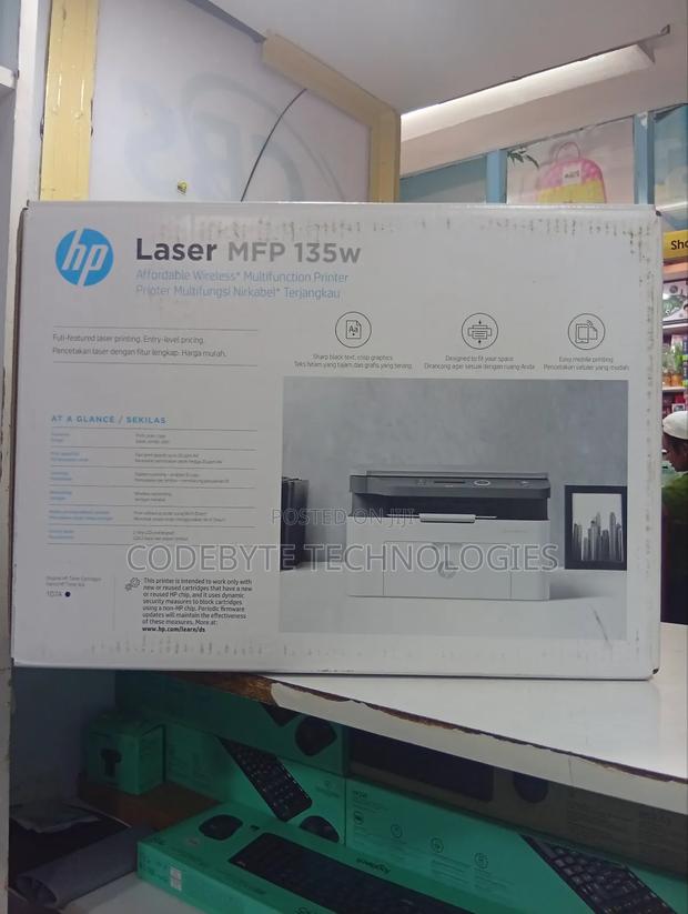 Hp Laser MFP 135w A4 Mono Multifunction Laser Printer - thumbnail 3