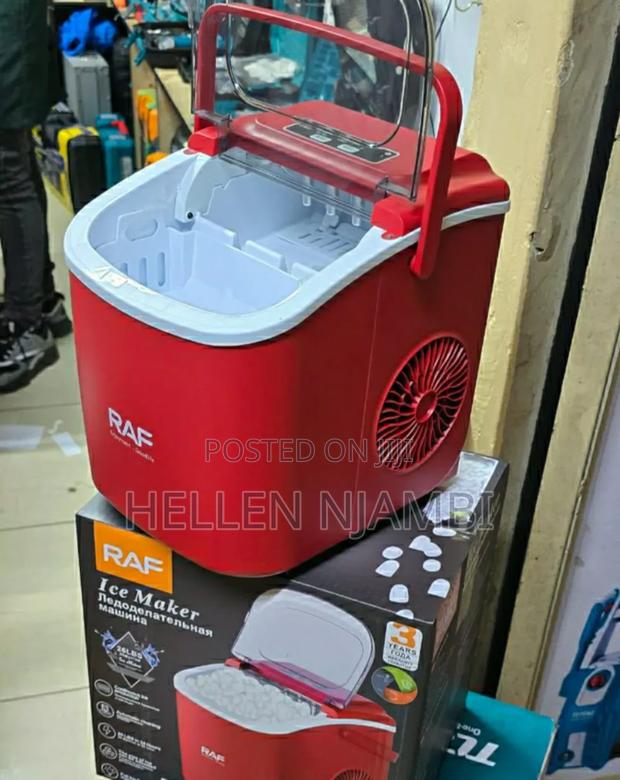 Raf Ice Cube Maker (Red)
12kgs /24hours Machine - main view