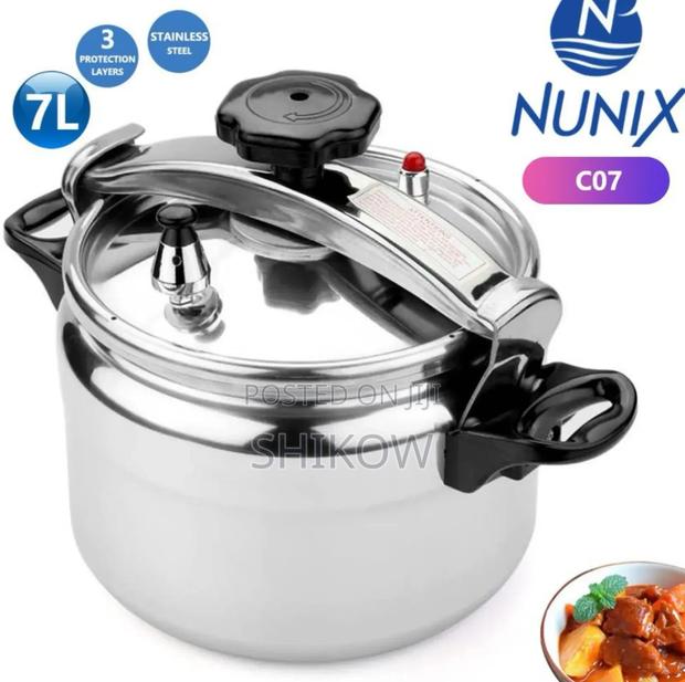 7litres Nunix Manual Pressure Cooker