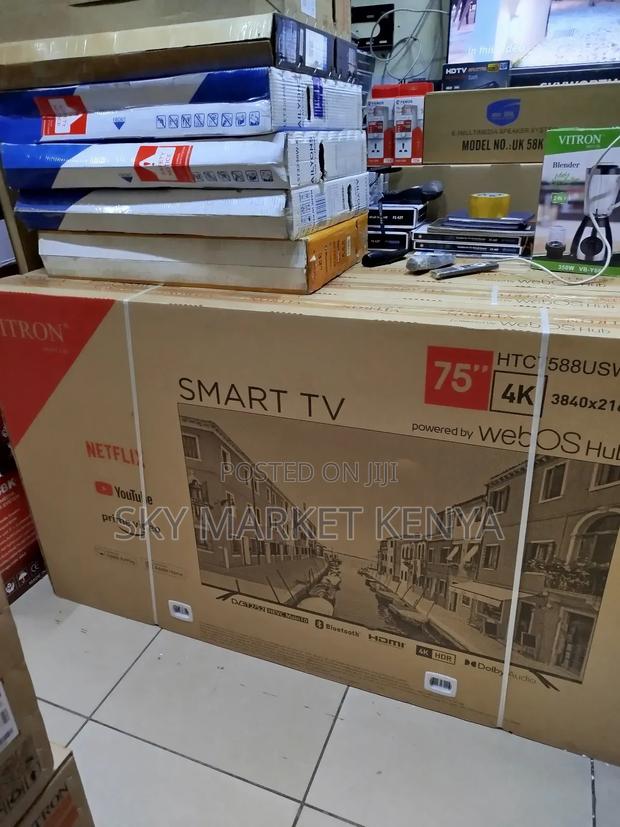 Vitron 75′′ Inch Smart HDR Webos Bluetooth, Dolby Audio