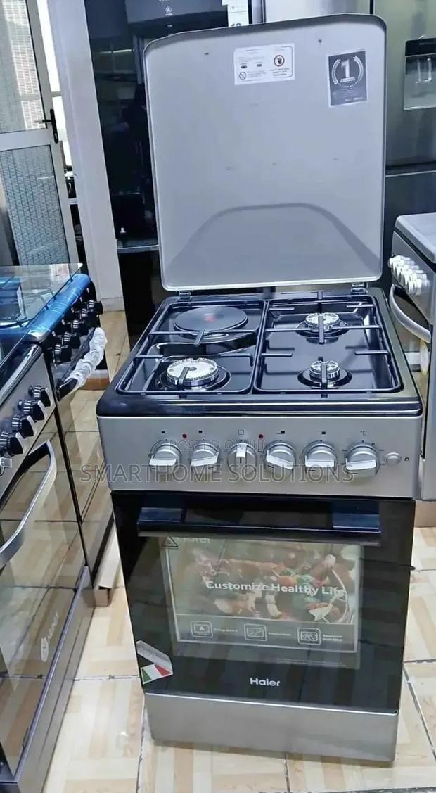 Haier 50by60 Full Gas Cooker(Silver)
