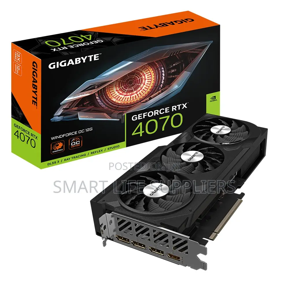 Gigabyte Geforce RTX 4070 Windforce Oc 12gb Graphics Card