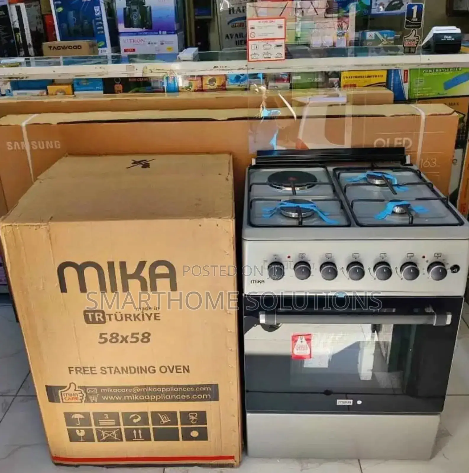 Mika 58×58 Mst58u31e3slem Standing Cooker