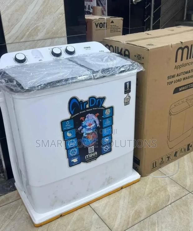 Mika 2 Tub 8kgs Semi Auto New Sealed in a Shop