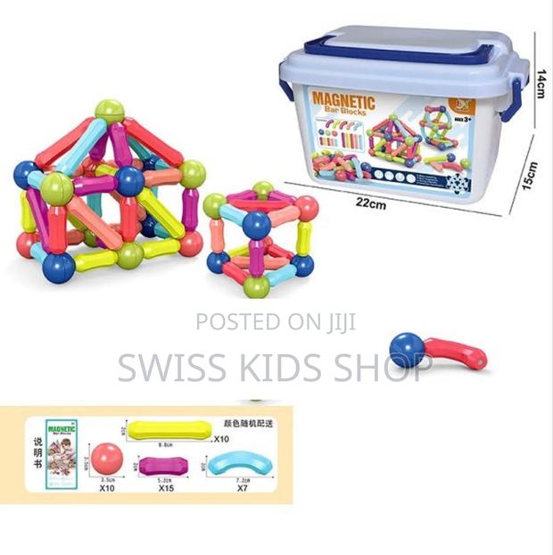 64 PCS Magnetic Building Blocks - main view