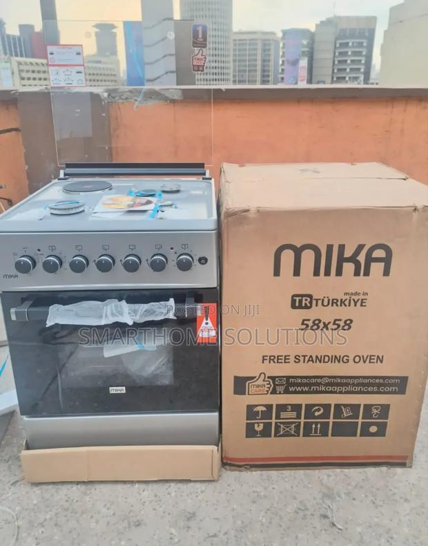 Mika 58*58, 3 Gas Jet Burners +1 Rapid Plate, Cooker With El
