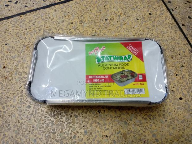 Aluminium Food Containers 10pc/Food Container 980ml - thumbnail 2