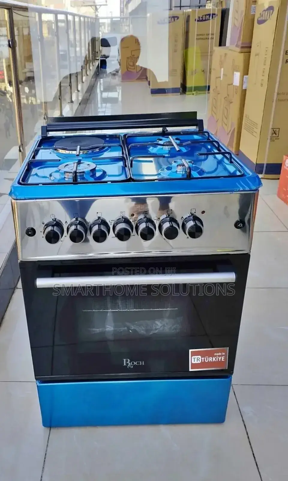 Roch Stainless 60 by 60 3+1 Cooker