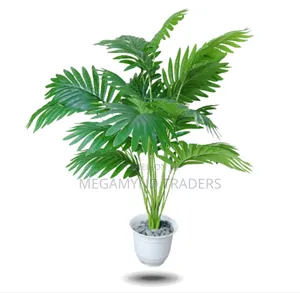 Artificial Flower + Vase and White Stone/Flower Height 120cm