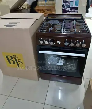 BJS 60*60 3+1 Cooker With Turbo Fan Brown Cooker
