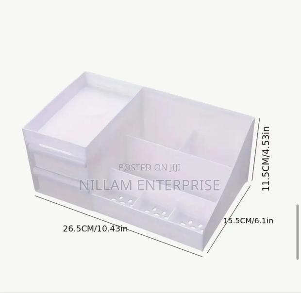 Cosmetic Storage Box With Drawers - thumbnail 4