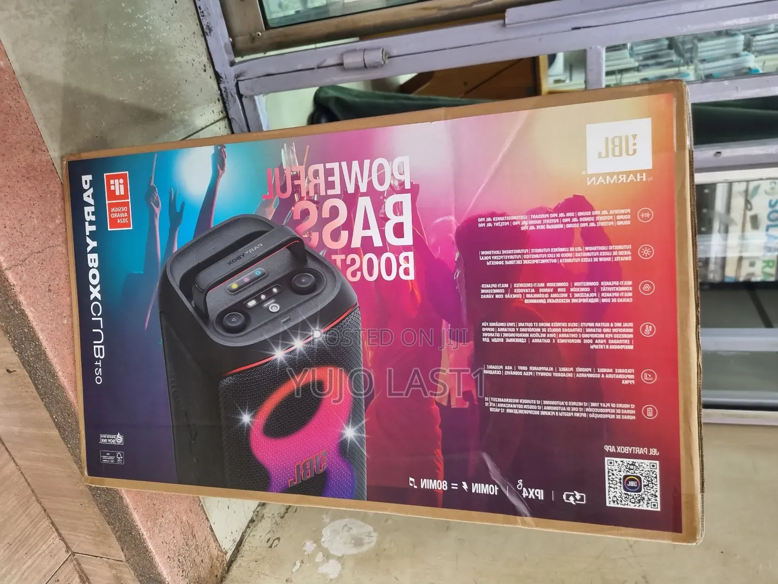 JBL Party Box Club 120 Portable Party Speaker 160w
