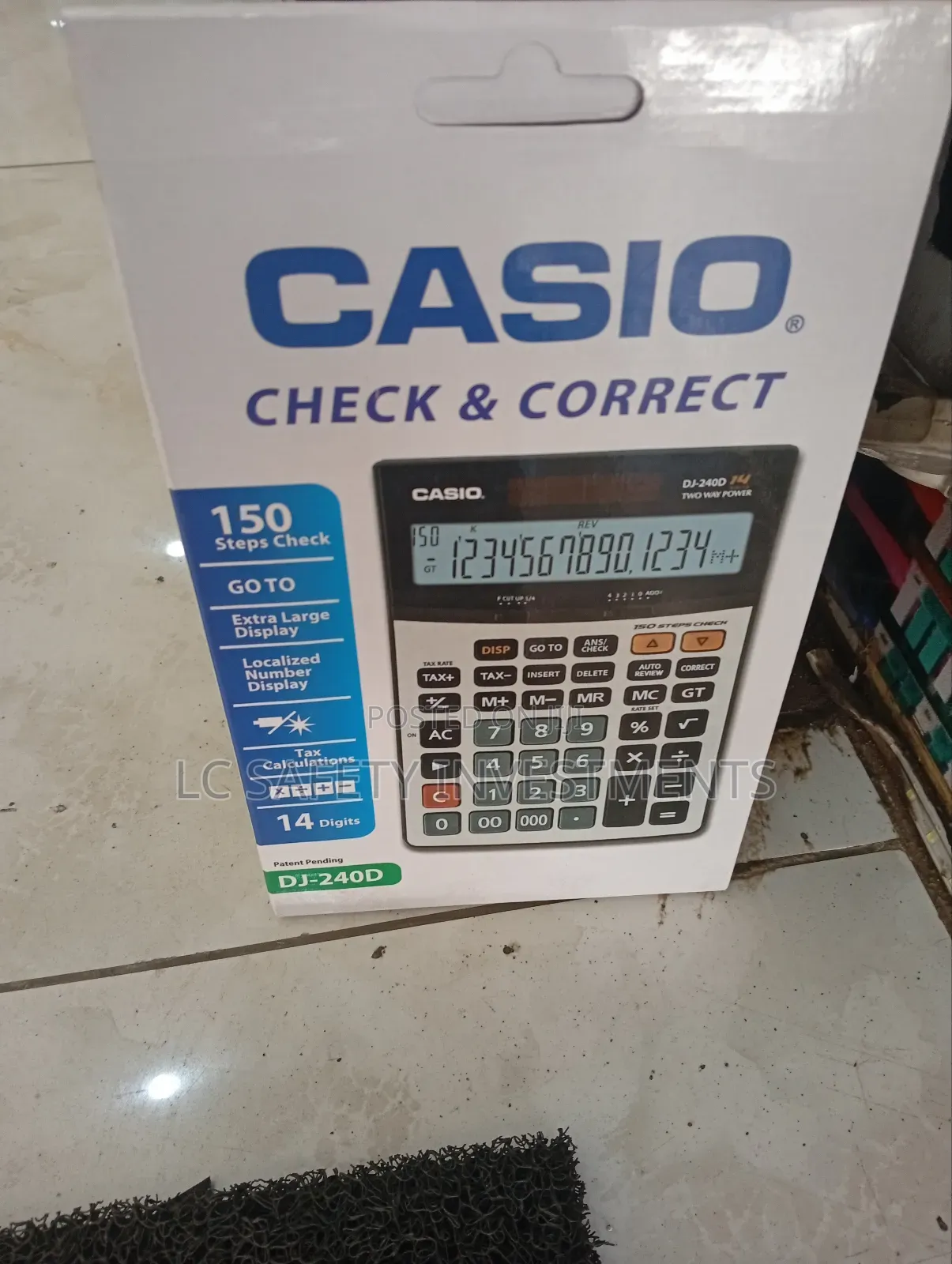 Casio Dj 240d Calculator Desktop