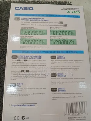 Casio Dj 240d Calculator Desktop