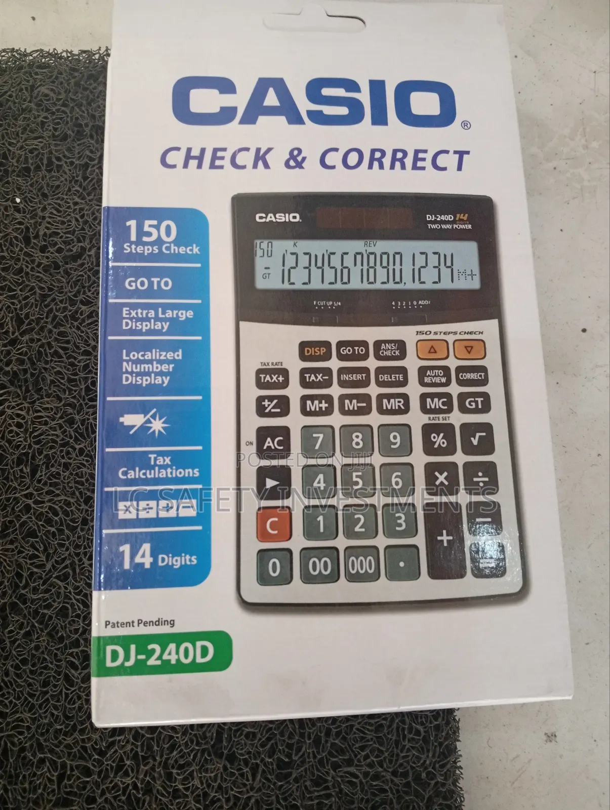 Casio Dj 240d Calculator Desktop