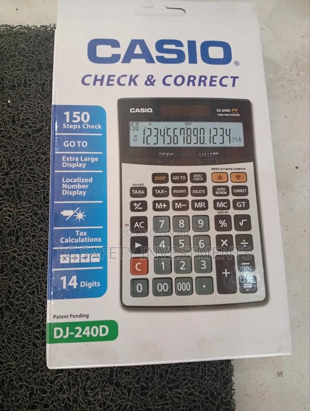 Casio Dj 240d Calculator Desktop - thumbnail 3