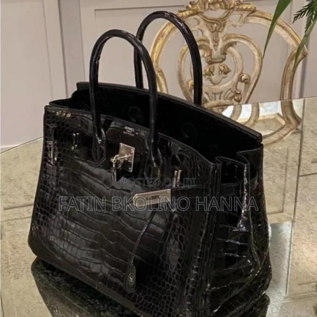 Luxury Hermes Handbag (Crocodile Print) - thumbnail 2