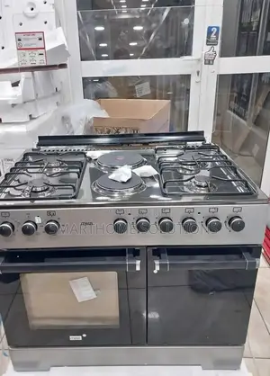 Cooker ,Mika 90*60 ,4 Gas Pool Jet Burners + 2 Hot Plates,